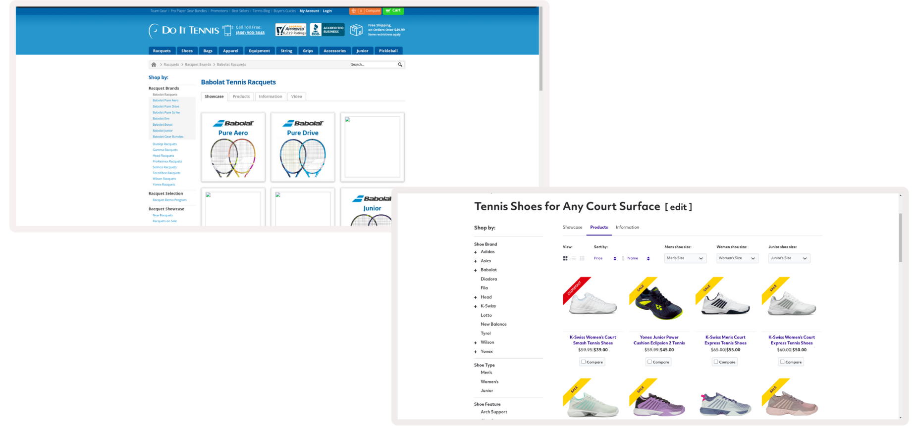 Do It Tennis: Incredible eCommerce Experience outcome