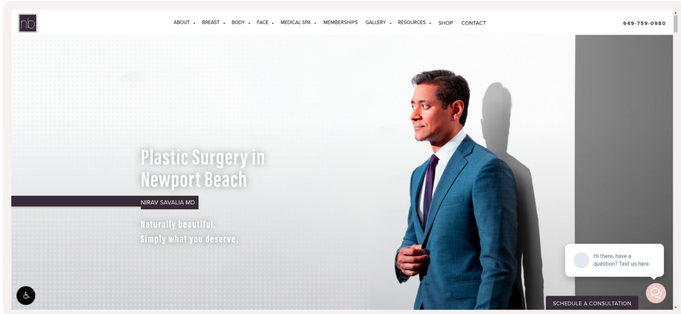 Newport Beach Cosmetic Surgery: 10k Page Migration for SEO Optimization